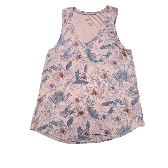 American Eagle soft and sexy tank lavender mauve floral pattern - Picture 1 of 3
